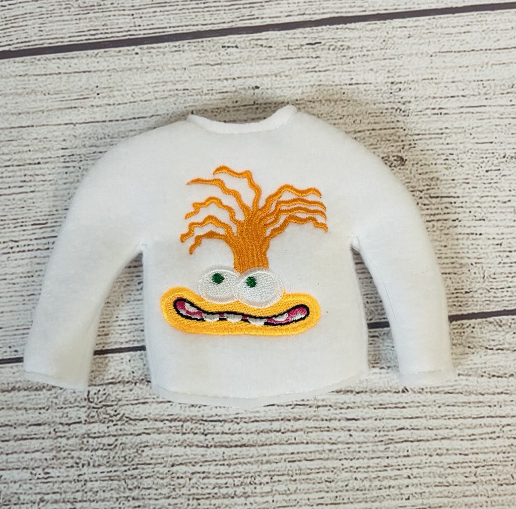 Inside Out Anxiety Elf Sweater